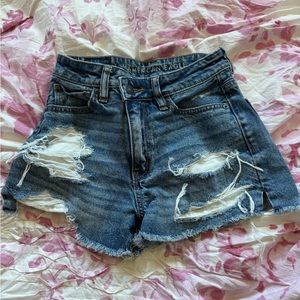 AE jean shorts.